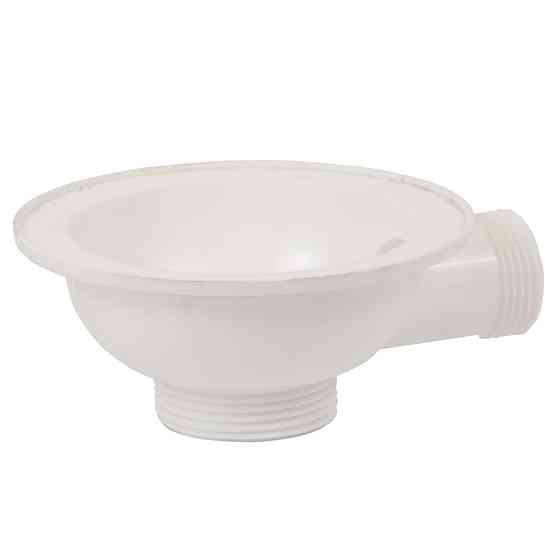 TAU Сифон для кухонной мойки с нержавеющим выпуском 3½" круглым переливом и гибким отводом Ø40/ Київ