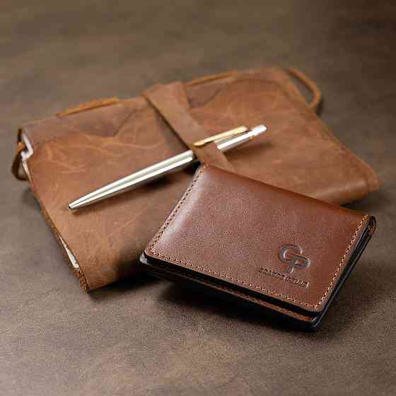 Шкіряна обкладинка для прав Коричневий (GRANDE PELLE) Київ