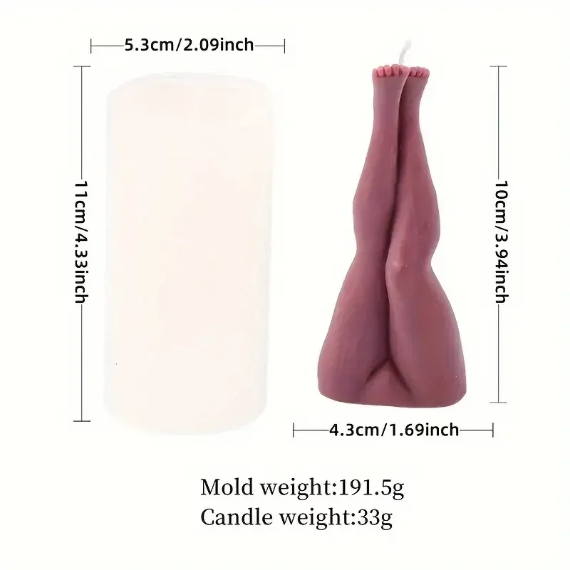 Силиконовая форма для свечи 