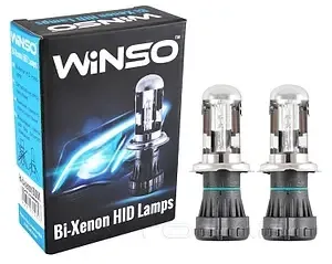 Комплект Bi-Xenon ламп WINSO H4 6000K, 35W, 85V, P43t-38, розʼєм KET Ковель
