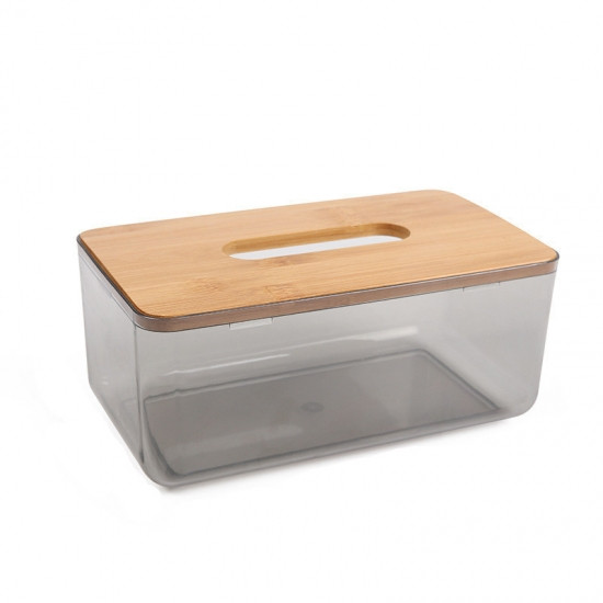 Диспенсер бокс для серветок прозорий Tissue 21см Вінниця - фото 2