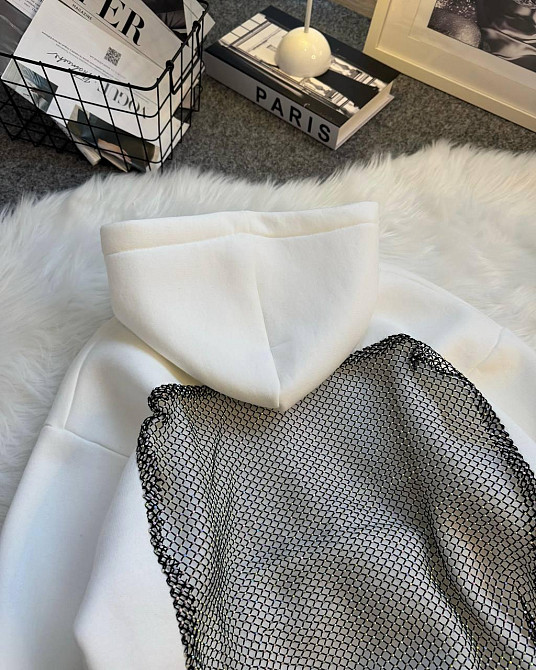 Жіноче худі з сіточкою на спині Одеса - фото 9