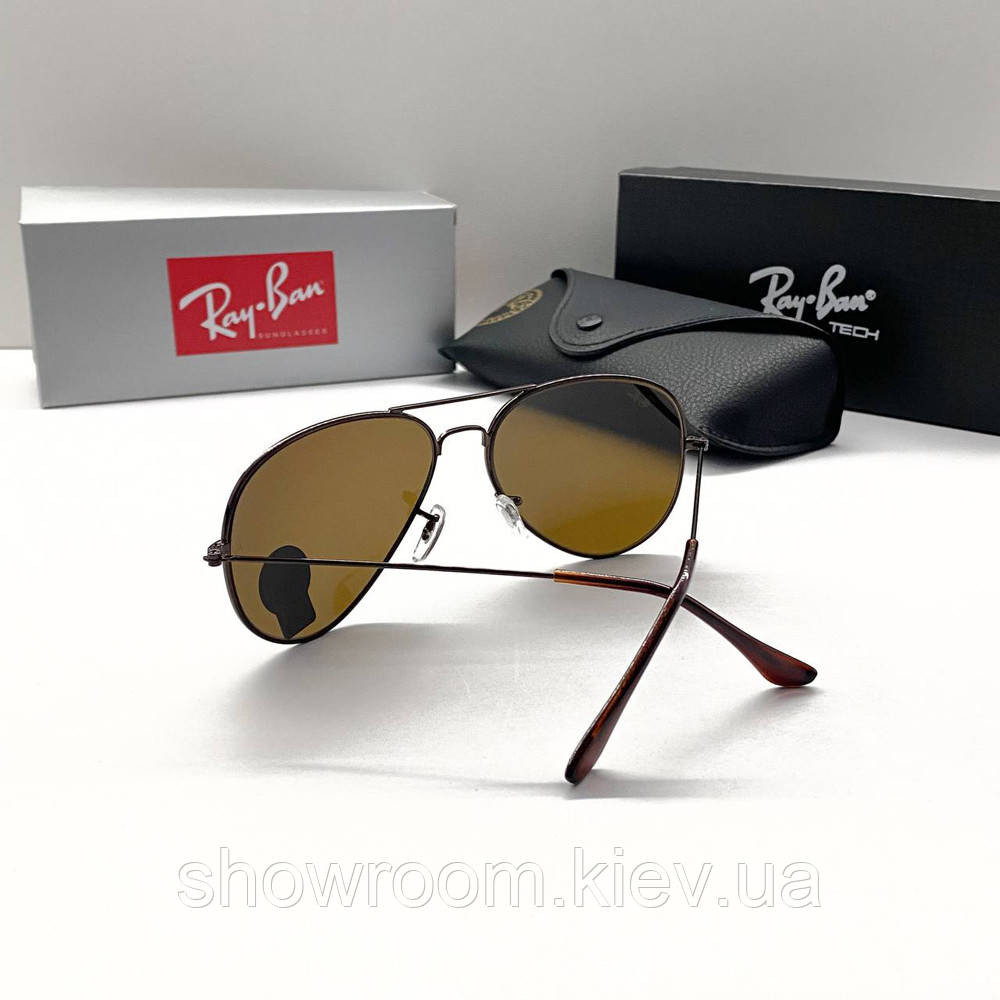 Жіночі сонцезахисні окуляри RAY BAN 3026 aviator (2913) Київ - фото 4