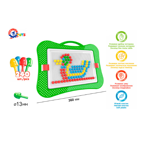 Іграшка "Мозаїка 5" Технок 3374 Житомир