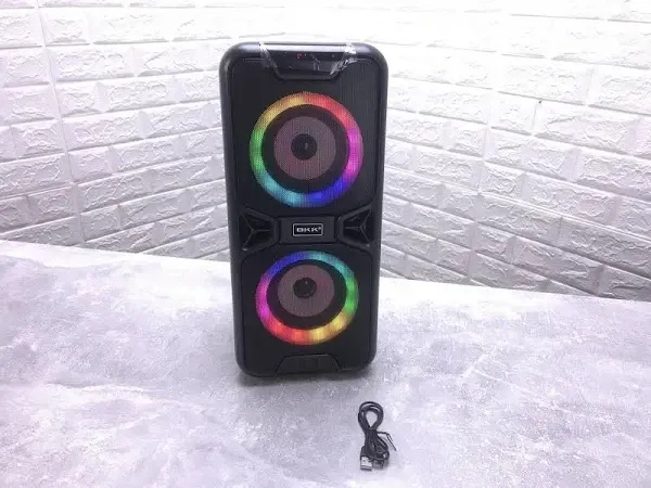 Колонка музична портативна Bluetooth BKK B86  USB, Mini-Jack AUX 3.5 мм, MIC IN Одеса - фото 7