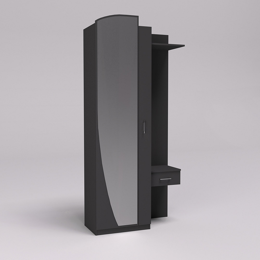 Прихожая Соло-1, Антрацит, 1000/400/2140 Львов - изображение 4