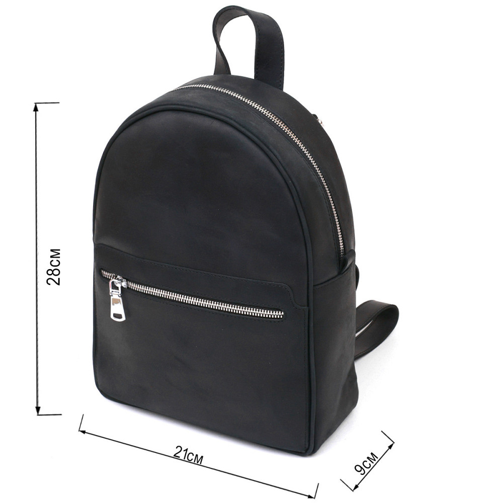 Вінтажний універсальний рюкзак Shvigel 16313 Чорний Київ - фото 9