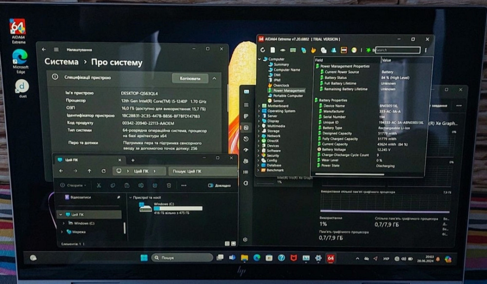 Потужний Ноутбук: 2в1, i5 1240p, 16/512Gb. Київ - фото 6