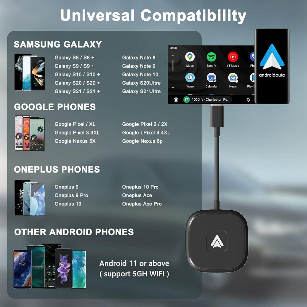 Безпровідний адаптер Android Auto Луцьк - фото 2