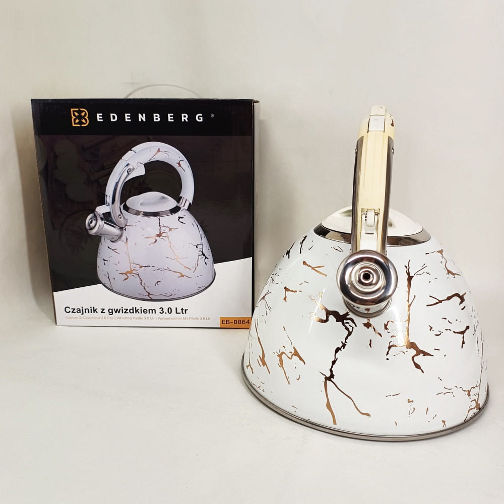 Чайник на плиту для кухні Edenberg EB-12610 3л, Чайники зі свистком заварювальні чайники VO-23 Львів - фото 7
