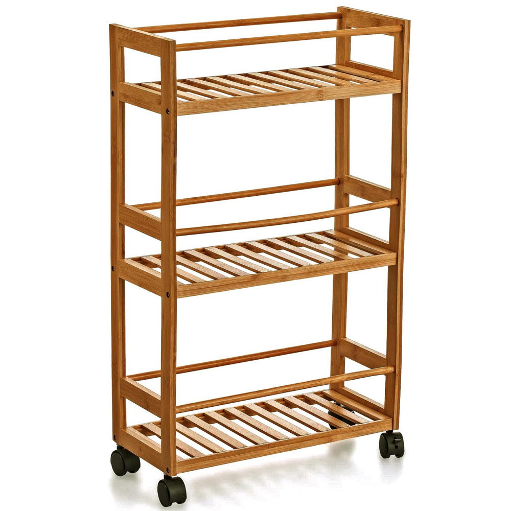 Этажерка для ванной на колёсиках 