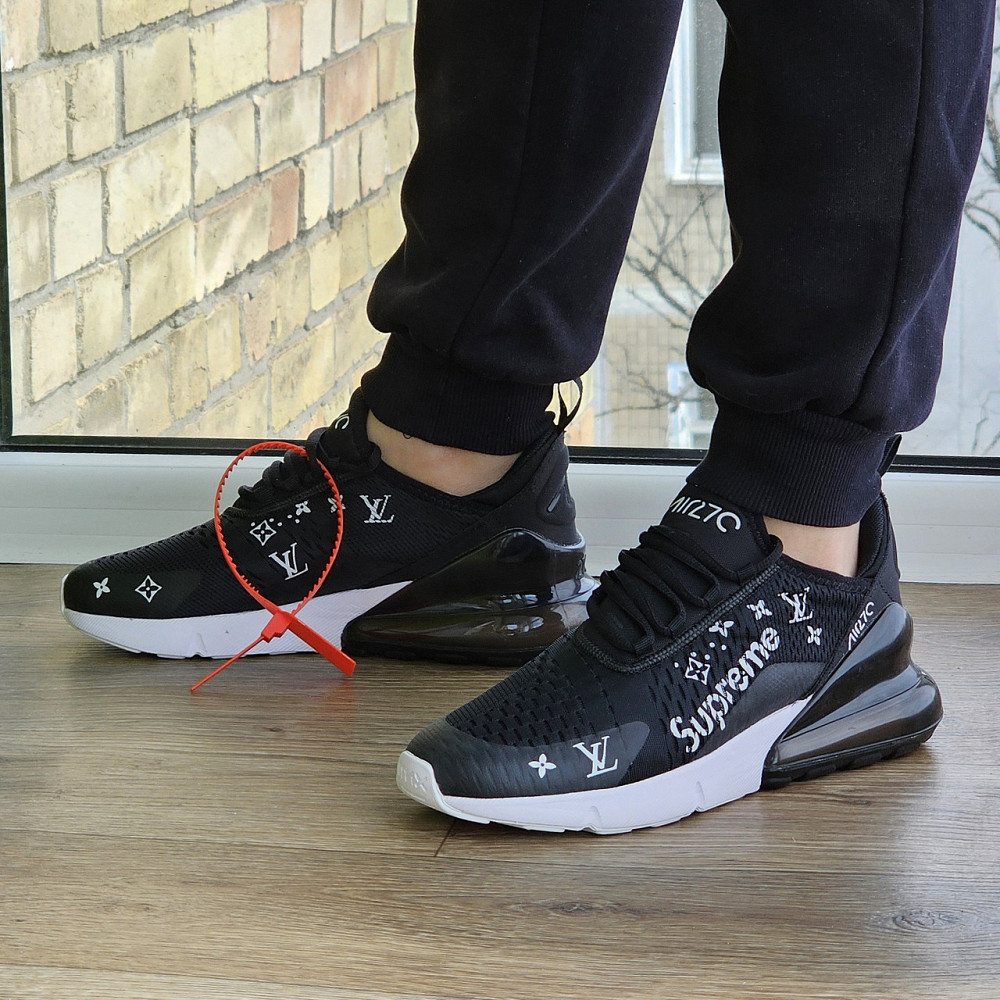 Кросівки Nike 270 Чоловічі Чорні Найк з Амортизацією Тканинні Літні Сіточка (розміри: 41,42,43,44,45) — 001 Дніпро - фото 3