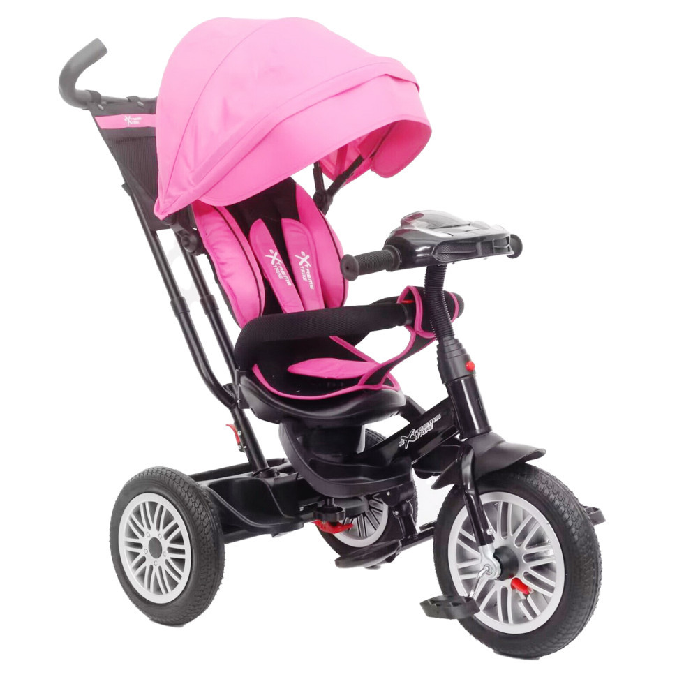 Велосипед 3-х колісний TR2406 з пультом, рожевий Вінниця - фото 1