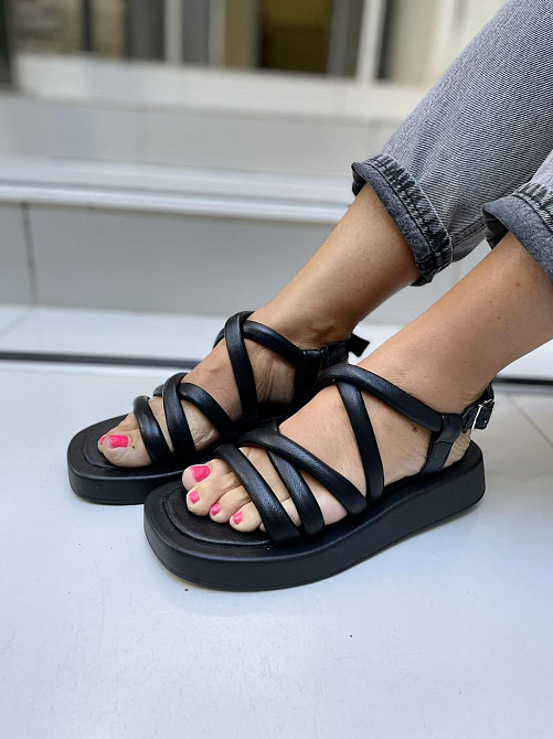 ALVISTA Босоніжки жіночі ALVISTA Б-041 чорні (літо, шкіра натуральна) (5150) Коломыя - изображение 5