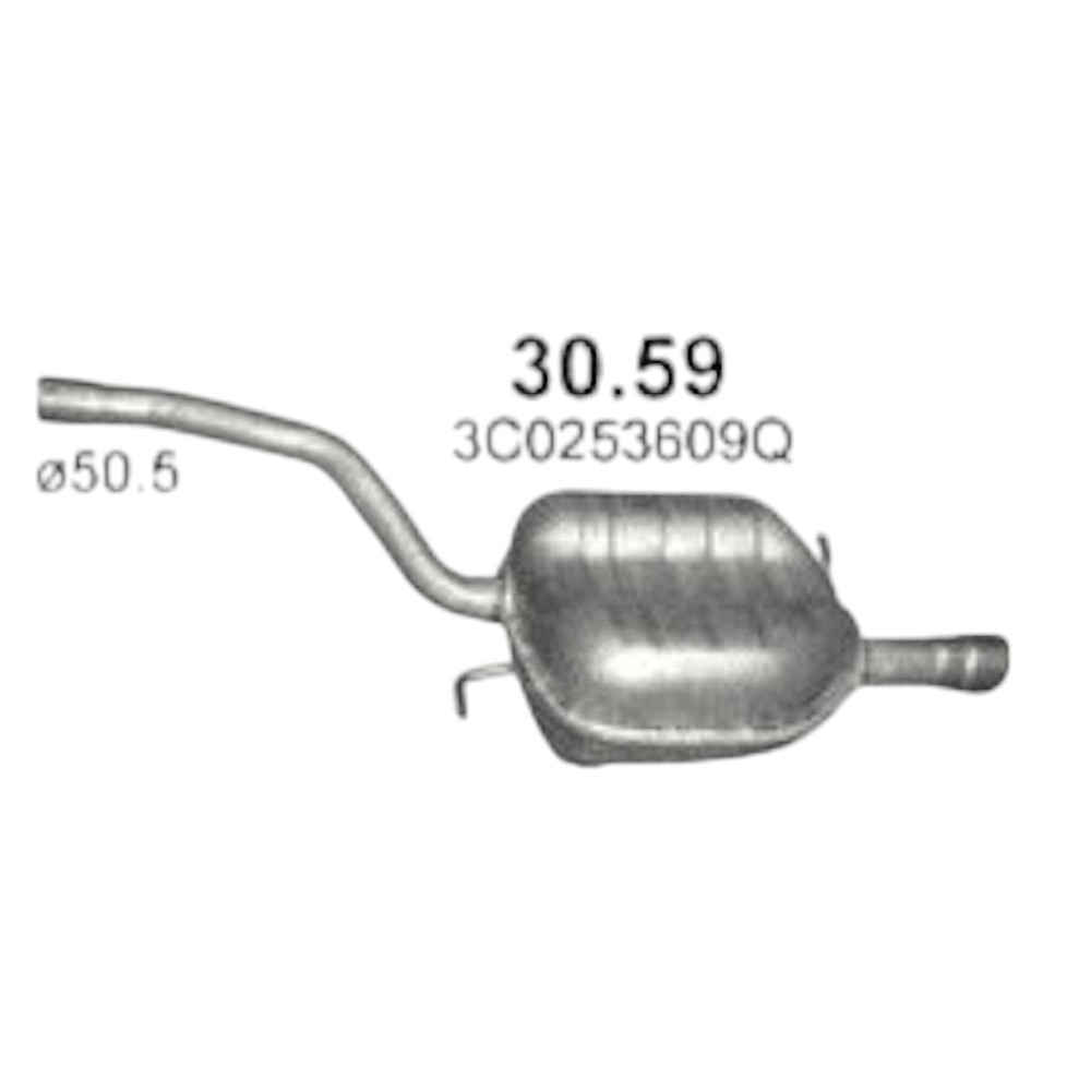 Глушник автомобіля Фольцваген Passat 1.4-1.6 Мукачево - фото 1
