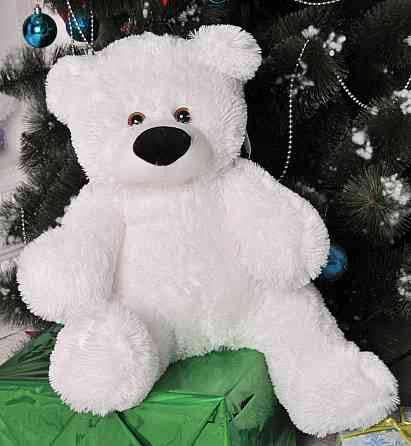 Алина Мишка Бублик 45 см Белый Киев