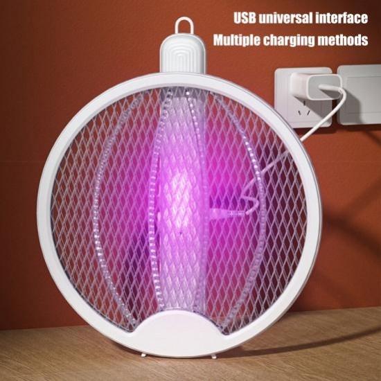 Электрическая мухобойка-ловушка 3 в 1 с УФ-лампой White Винница - изображение 4