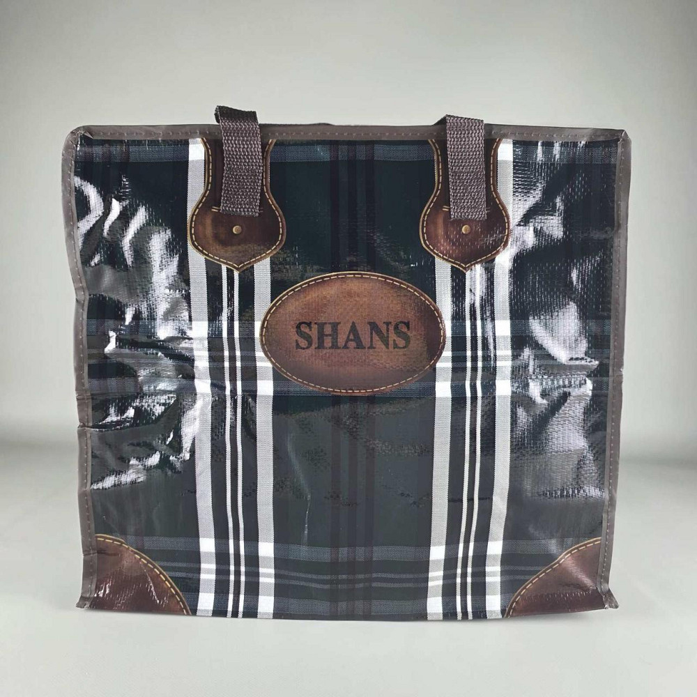 Сумка господарська, поліпропіленова, з кольоровим малюнком No1 Щільна (38x34x18) (1 шт.) Харків - фото 4