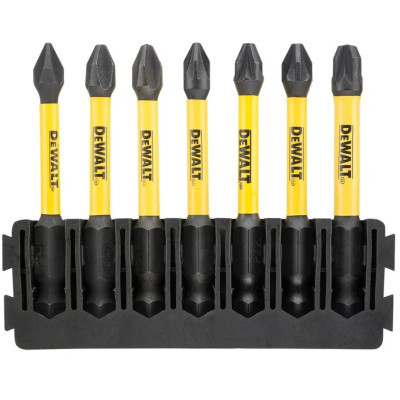 Набір біт DeWALT в касеті для Tough Case, FlexTorq, L=57 мм, Рh1, Рh2-2шт, Рz1, Рz2-2шт. (DT70819) Вінниця - фото 1