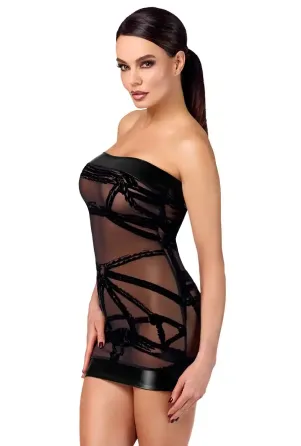 Сукня Noir Handmade F359 Bondesque Off-shoulder mini dress XL Львов