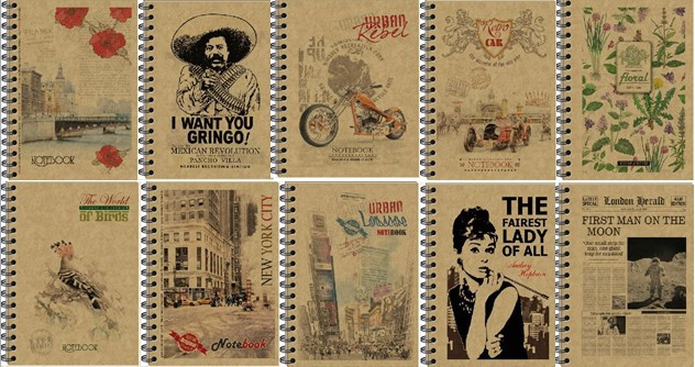 Блокнот В6/96 арк."Графіка" # верхня спіраль, перфорація, KRAFT, KR6196K, шт Київ - фото 1