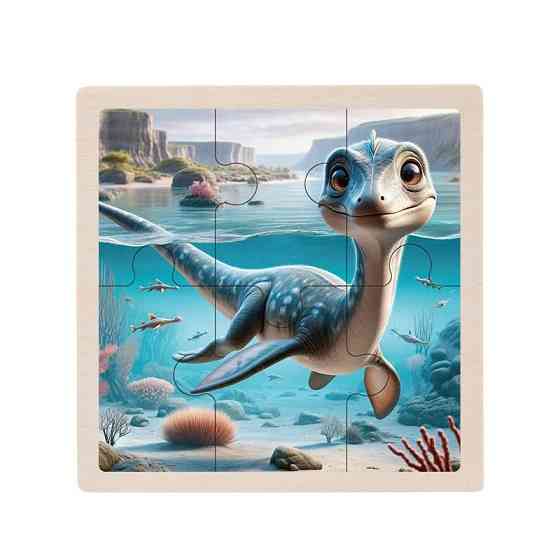 Детский деревянный пазл-вкладыш 