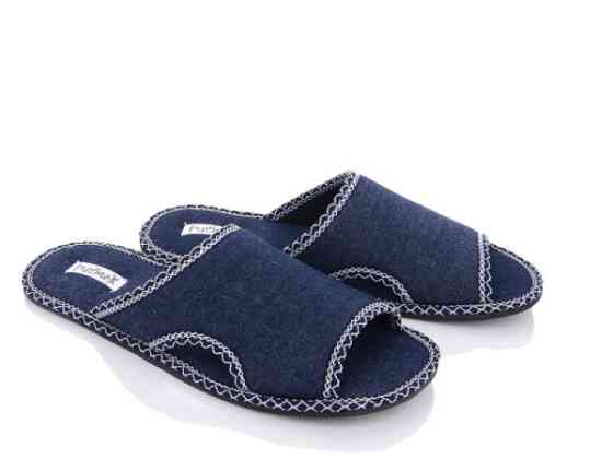 Капці чоловічі відкриті джинсові сині тм Pago орнамент 42 Одеса