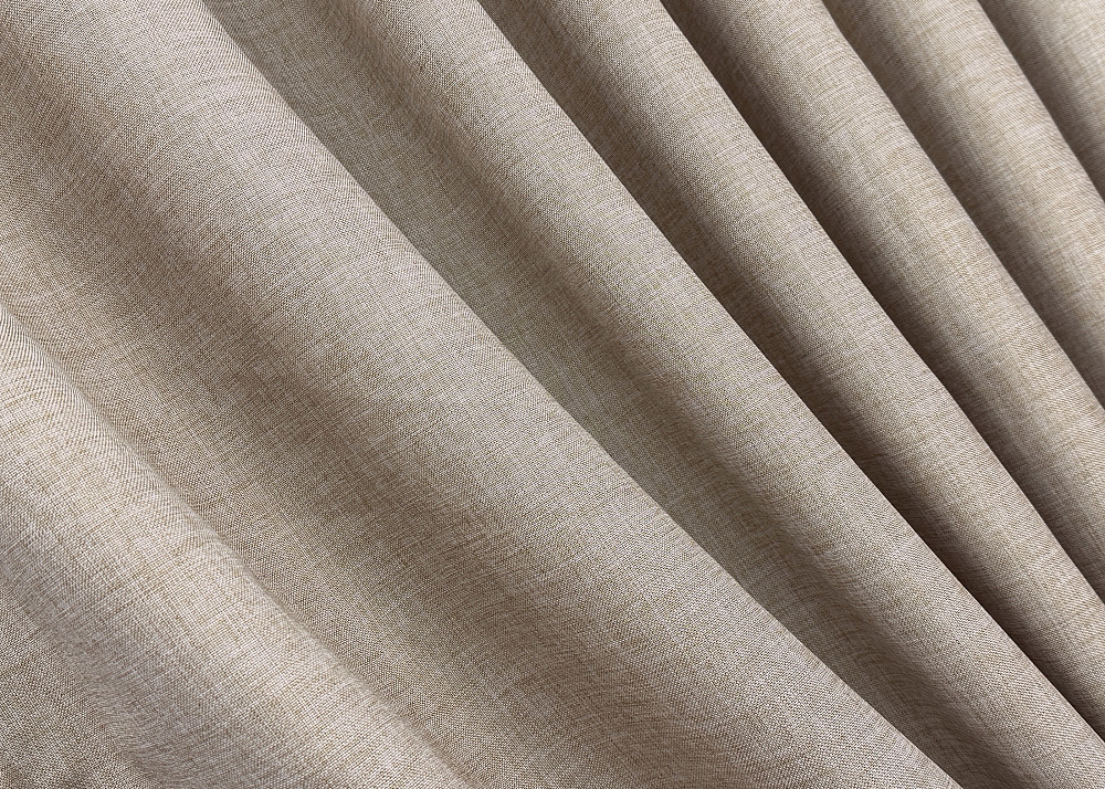 Комплект готових штор VR-Textil Льон ALORA-TON № 1874ш Бежевий 150х290см 2 шт (33-0838) Київ - фото 6