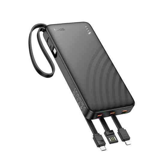 Павербанк 10000 mAh HOCO J146 черный power bank повербанк Одесса