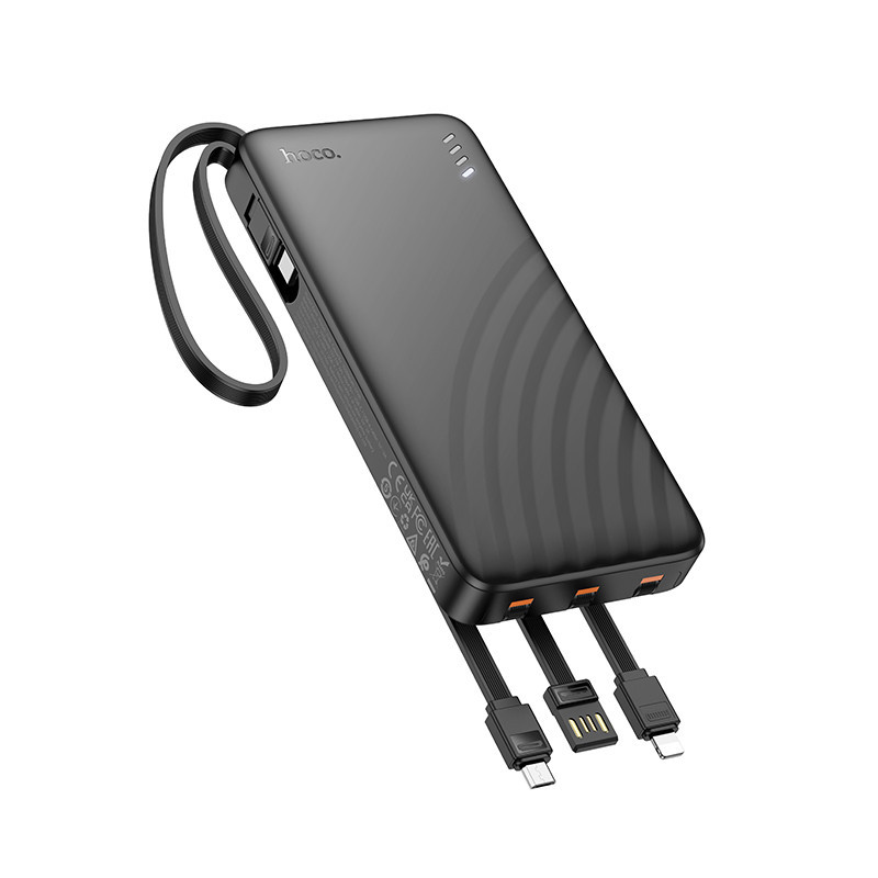 Павербанк 10000 mAh HOCO J146 черный power bank повербанк Одесса - изображение 3