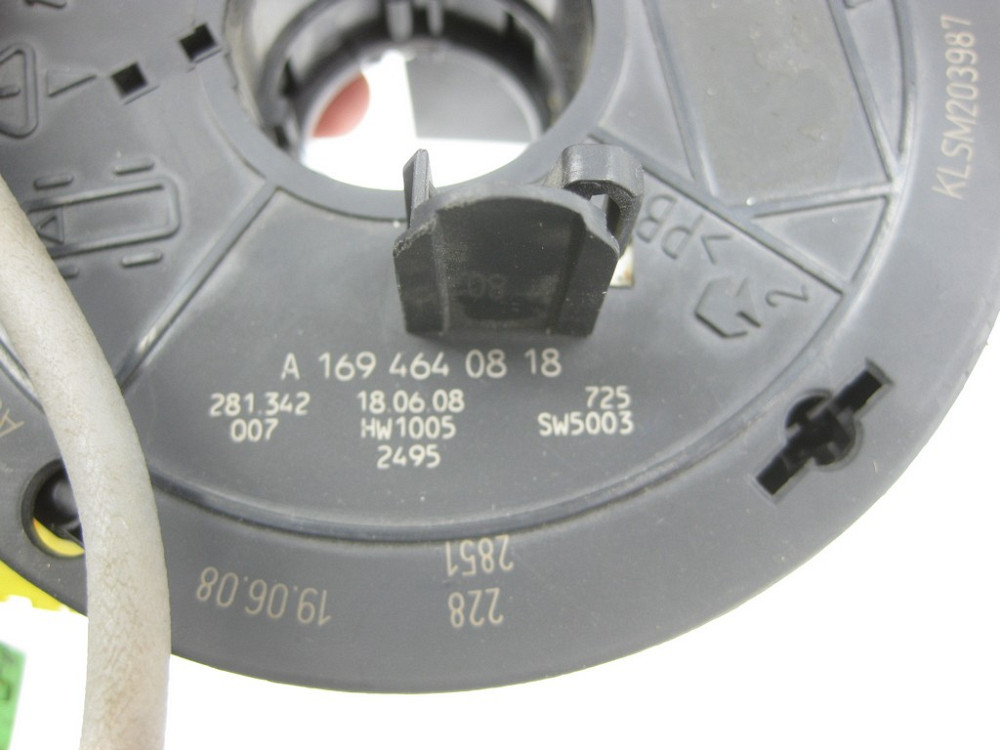 Mercedes-Benz  A1694640818 Контактна спіраль - шлейф керма з датчиком кута повороту керма C-class W203 CLK Coupe C209 A-class W169 B-class W245 C-clas Одесса - изображение 7