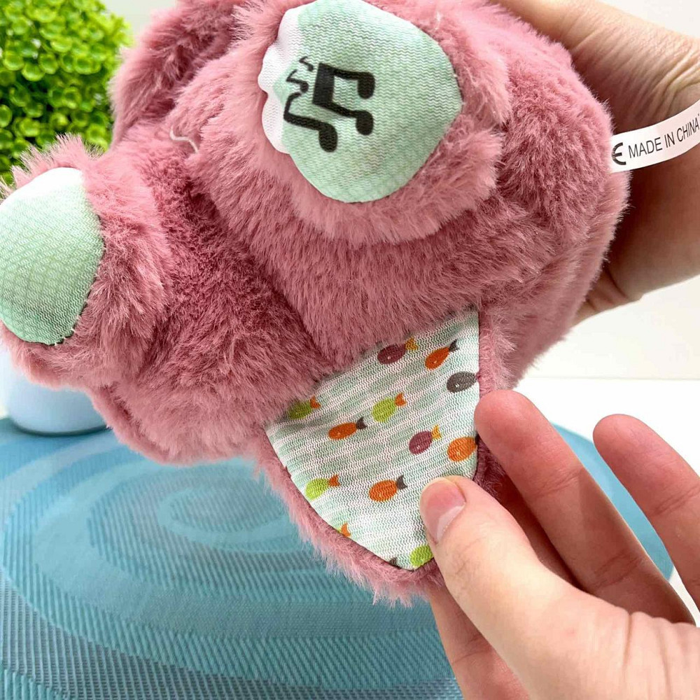 Видра інтерактивна дихає підсвічується сопить і відтворює заспокійливу музику Рожева (853-1) Чернигов - изображение 5