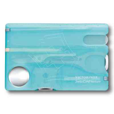 Мультитул Victorinox SwissCard NailCare Transparent Blue (0.7240.T21) Винница