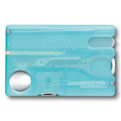 Мультитул Victorinox SwissCard NailCare Transparent Blue (0.7240.T21) Винница - изображение 4