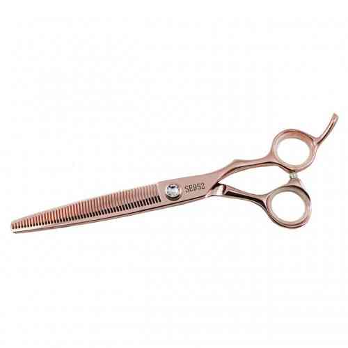 Ножиці Chris Christensen Adalynn Rose для грумінгу 7 дюймів широкі золоті Київ