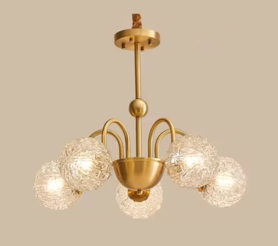 Світлодіодна люстра Мозаїка 5007 (Золота) на 5 плафонів Вінниця - фото 2