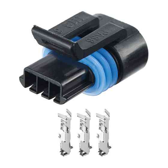 Роз'єм конектор 3-кон., Катушка Зажигания, Дат, Скорости, 12162185, 12162182, 72280-95, Buick, Cadillac, Chevrolet, Daewoo, GMC Київ