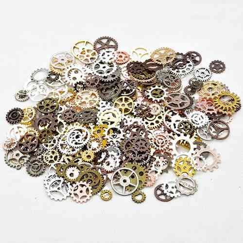 Набір підвісок металевих 100г, шарми шармики, Шестерні, мікс Вінниця