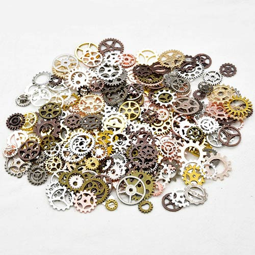 Набір підвісок металевих 100г, шарми шармики, Шестерні, мікс Вінниця - фото 1