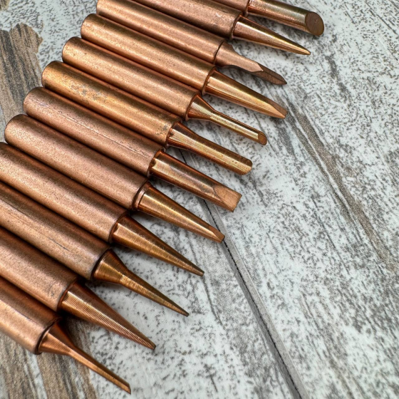 Набір жал 12шт 900M-T для паяльних станцій паяльників Hakko для точної пайки Київ