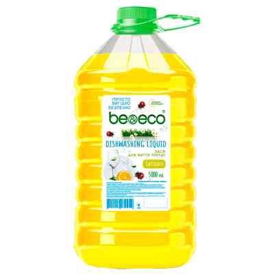 Средство для ручного мытья посуды Be&Eco Лимон 5 л (4820168433412) Винница