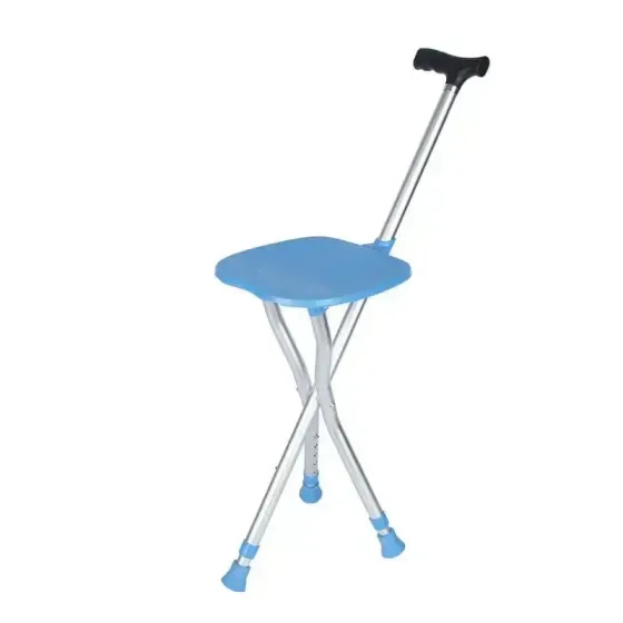 Складная трость-стул, палка-сиденье на 3-х ножках для ходьбы пожилых людей Коломия