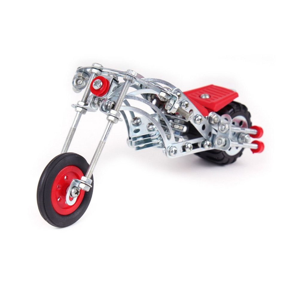 Дитячий Конструктор металевий "Мотоцикл" ТехноК 4807TXK, 181 деталь Вінниця - фото 2