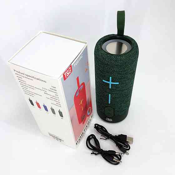 Гучна якісна блютуз колонка TG619C, Bluetooth колонка з XM-641 різнокольоровим підсвічуванням Київ