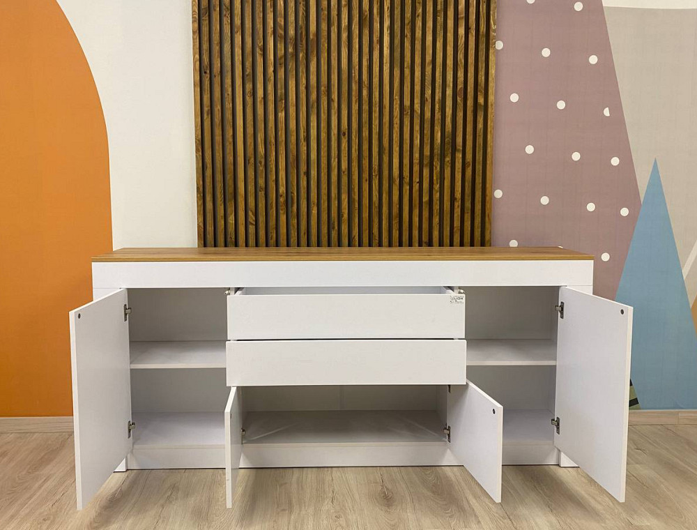 Великий комод LION Ларрі-2 Нiмфея альба/Дуб Аппалачи (LION-041006) Дніпро - фото 7