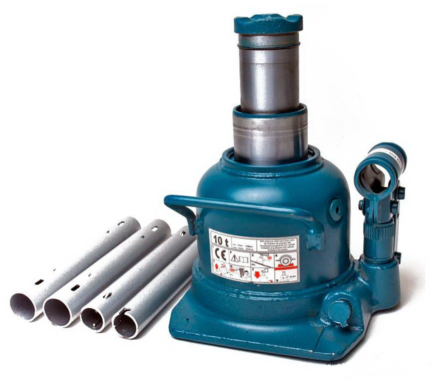 Домкрат телескопічний 10т 125-225 мм професійний низькопрофільний TORIN TH810002 Одеса - фото 1