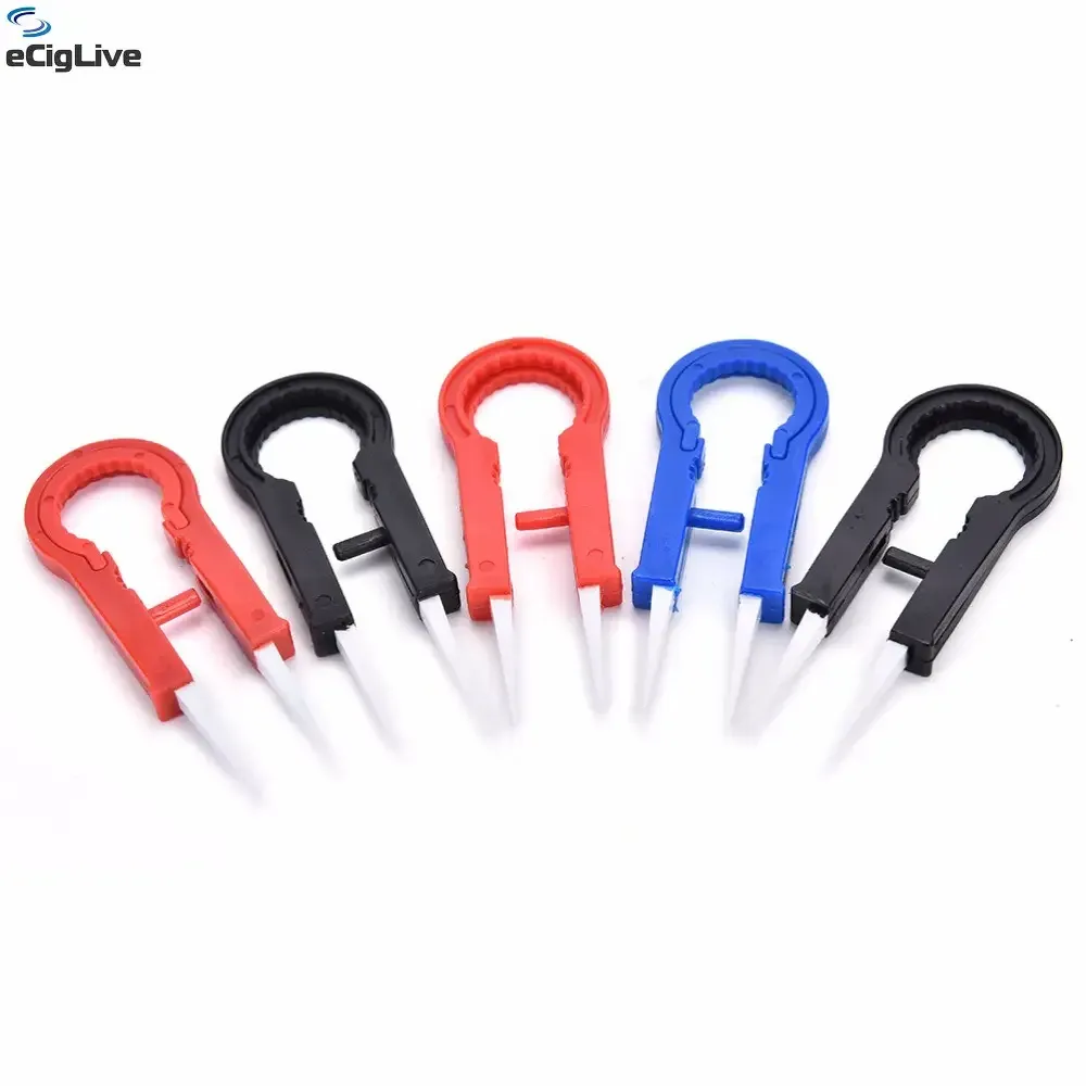 Керамічний пінцет + затискач для атомайзерів Pointed PTFE (Кольор: червоний) Київ - фото 3