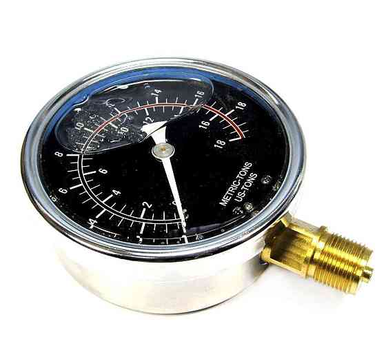 Манометр для преса гидравлічного 10 тон з олією (TY10003) Винница