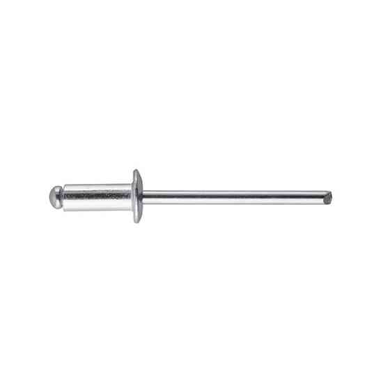 Заклепка алюмінієва, 4,0×10,0 мм, 50 шт. INTERTOOL RT-4010 Київ