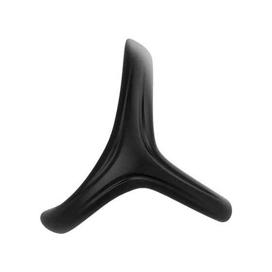 Ерекційне кільце ультрам'яке яке розтягується Adorime Tresor силіконове 3в1 Чорне Вінниця